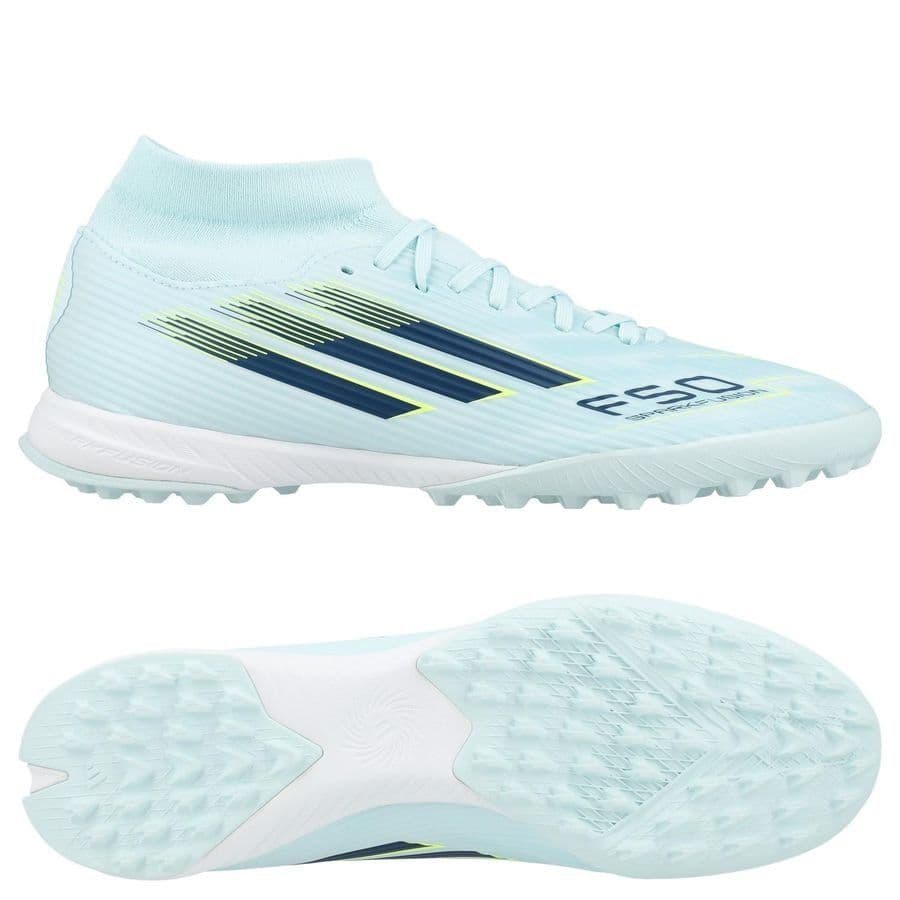 adidas F50 League Mid Tf Sparkfusion Ice Cold Precision Dames (TF)