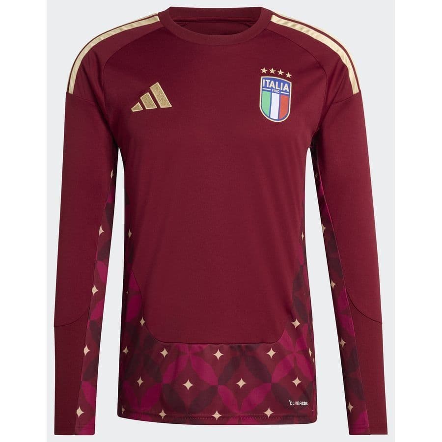 adidas Italië 26 Thuis Keepersshirt met Lange Mouwen