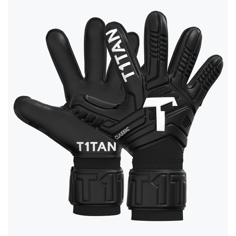 T1TAN Keepershandschoenen Classic 1.0 Black-out