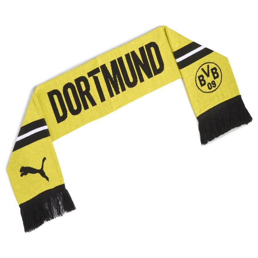 Puma Bvb Ess Scarf Faster Yellow-PUMA