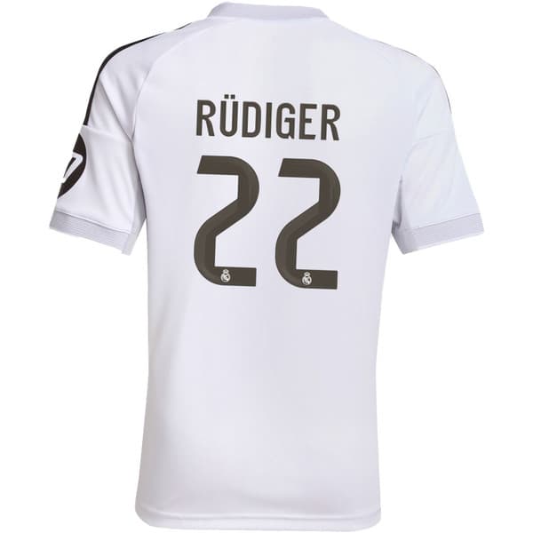adidas Real Madrid Thuis Shirt Rüdiger 22 Kids