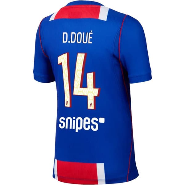 Nike PSG Match Thuis Shirt Doué 14 Kids