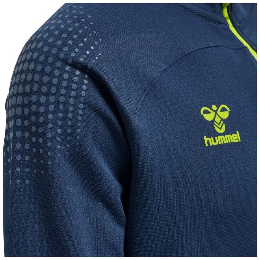 hummel Lead Poly Zip Jacket Dark Denim