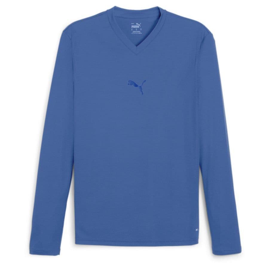 Puma Teamgoal Baselayer Tee Ls Electric Blue Lemonade-PUMA Team Royal