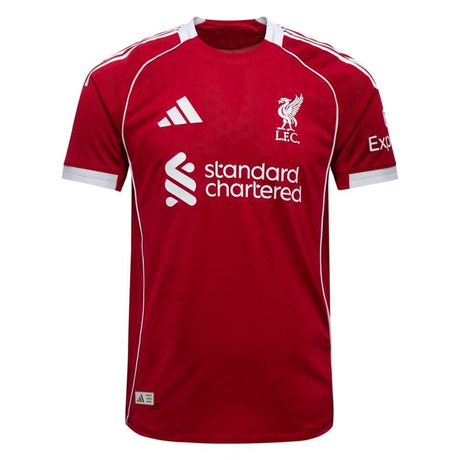 adidas Liverpool Thuisshirt 2025/26 Authentic