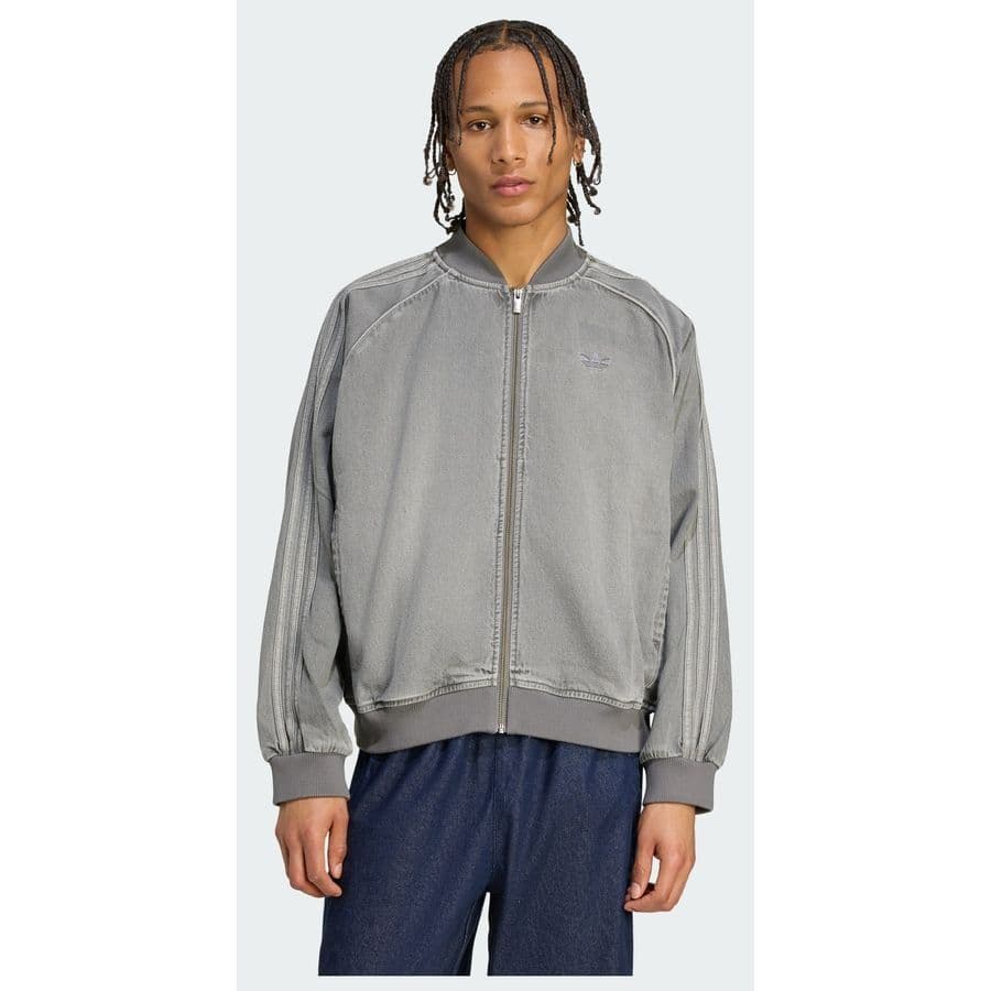adidas Originals Sst Adicolor Loose-fit Sst Denim Black Wash Jack