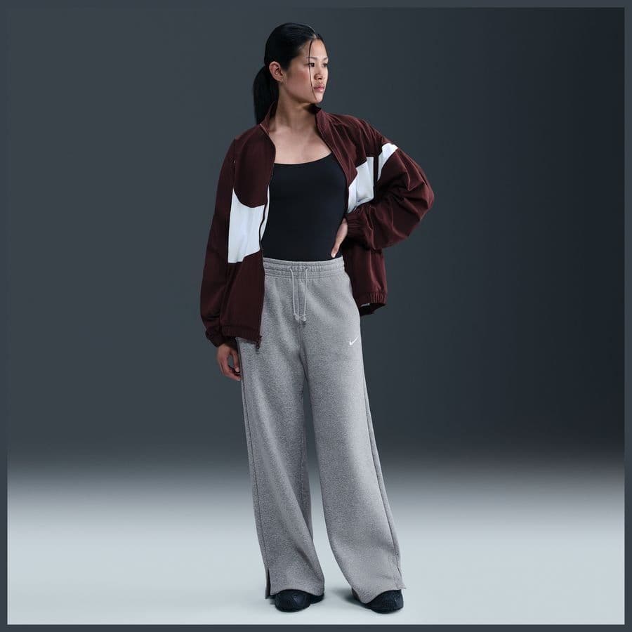 Nike Trainingsbroek Nsw Phoenix Fleece Wide Dames