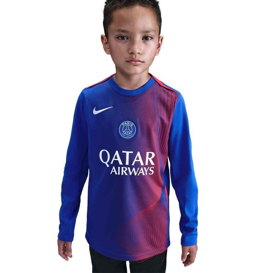 Nike Paris Saint-germain Trainingsshirt Dri-fit Academy Pro Warm Pre Match 3de Kids