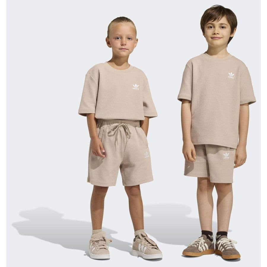 adidas Originals Loose-fit Waffle Short T-shirt-set