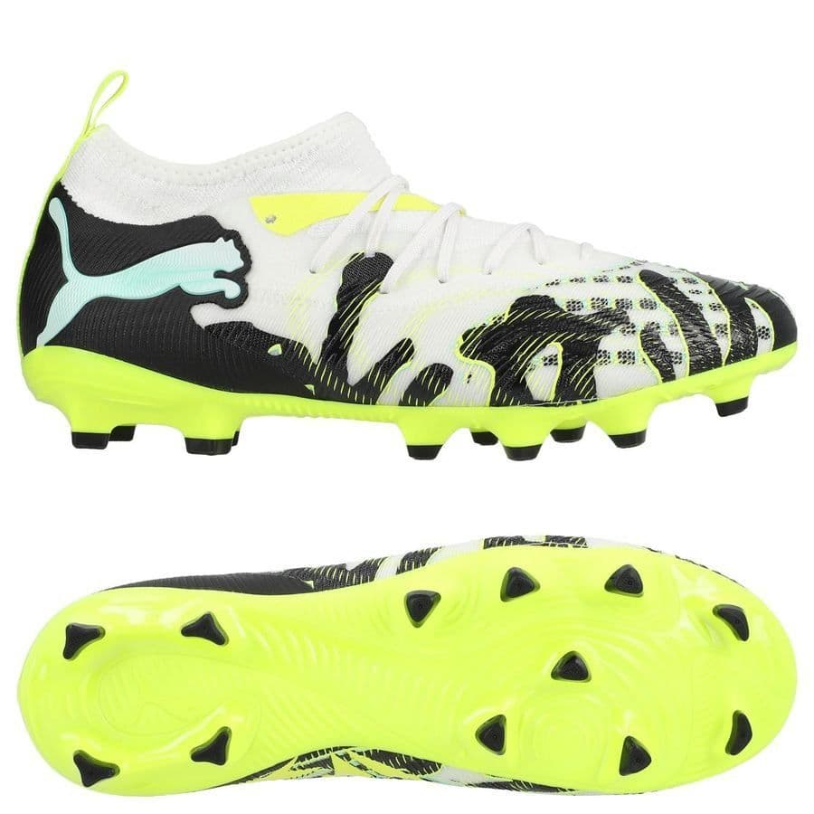 Puma Future 9 Match FG/AG White Gold Kids