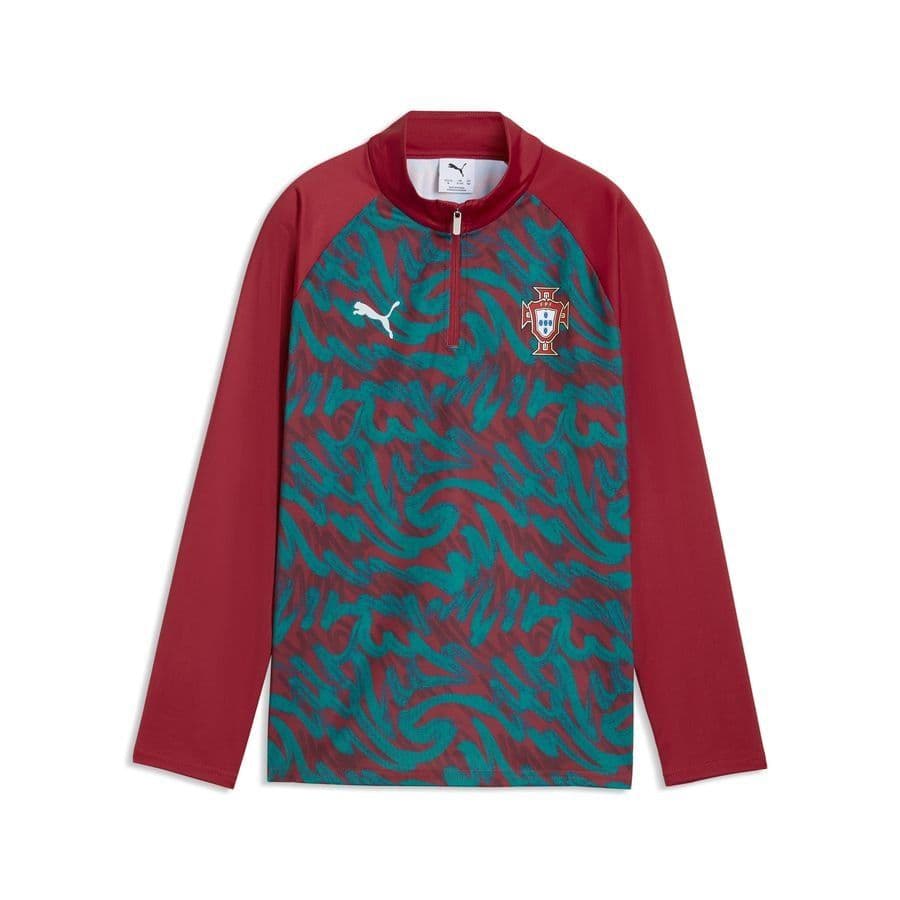 Puma Portugal Trainingsshirt Pre Match Kwartrits Kids