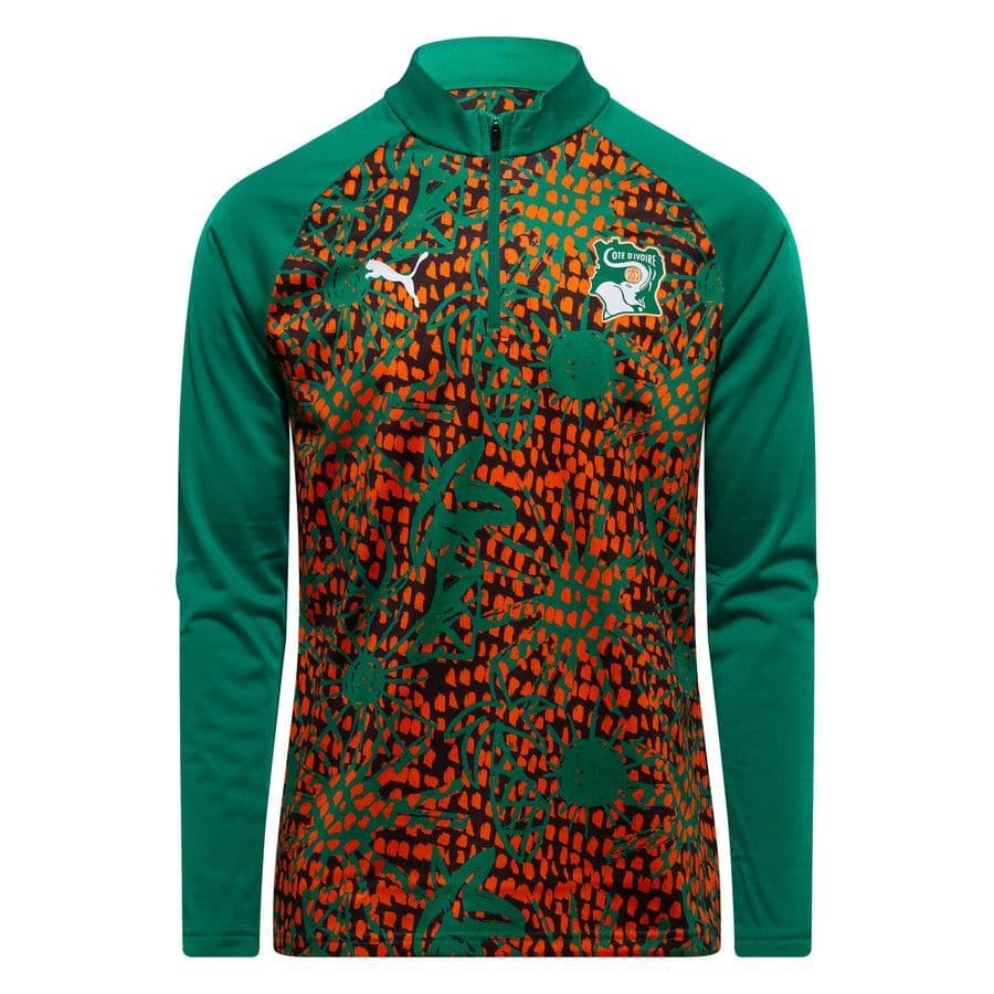 Puma Ivoorkust Trainingsshirt Pre Match Kwartrits