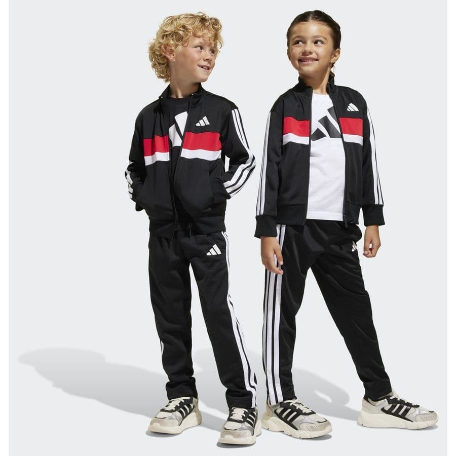 adidas Seasonal Essentials Tiberio 3-stripes Tricot Trainingspak Kids