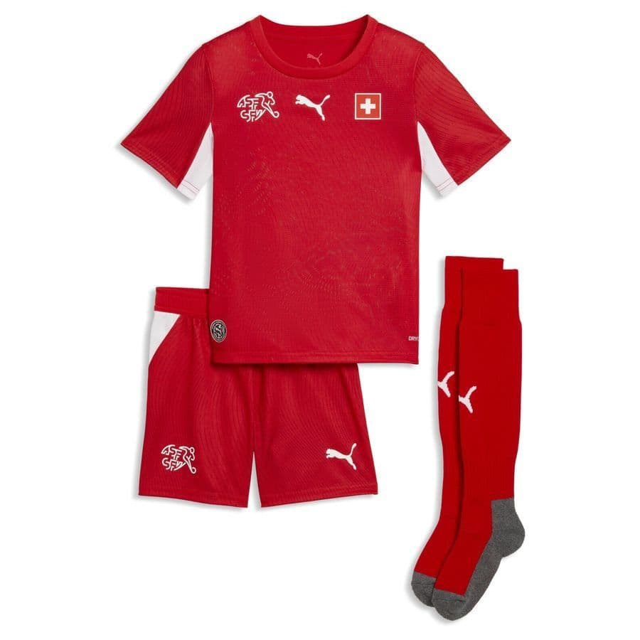 Puma Schweiz 2026 Heimtrikot-minikit Kids