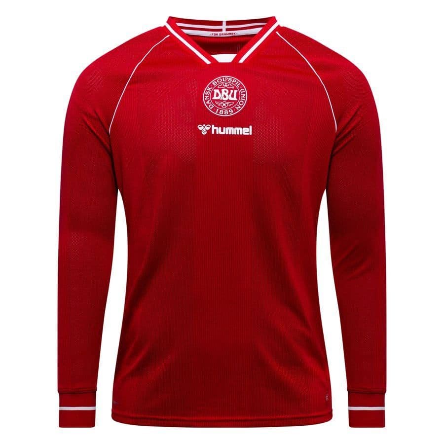 hummel Denemarken Thuisshirt 2026/27 Pro Player Edition Lange Mouwen