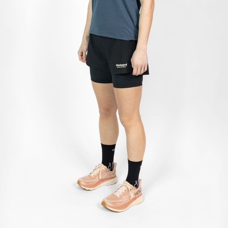 Liiteguard Hardloopshorts Glu-tech 2 In 1 Dames