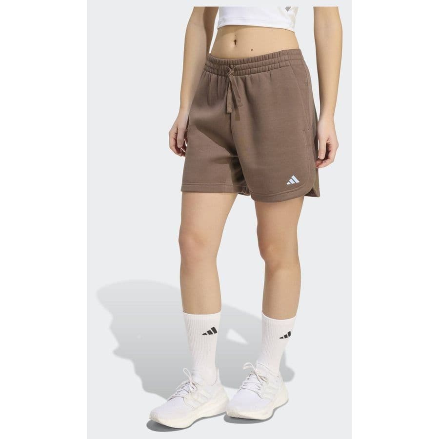 adidas 3 Stripes Studio Fleece Loose-fit Short