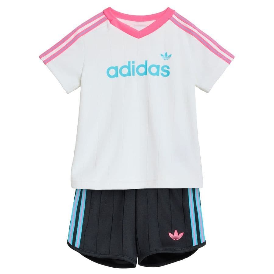 adidas Originals Pinstripes Sprinter Short T-shirt Set