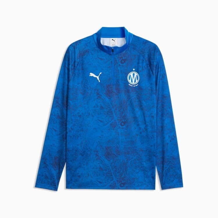 Puma Marseille Trainingsshirt Kwartrits Pre Match