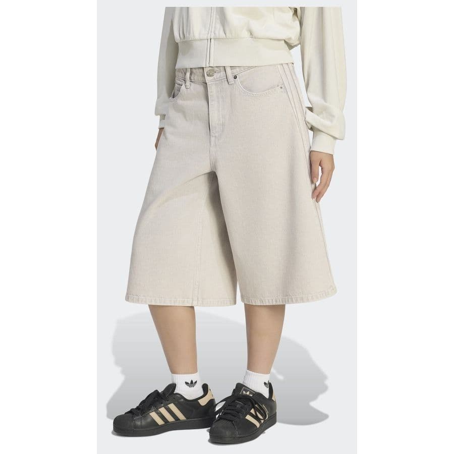 adidas Originals Mid Rise Denim Jort