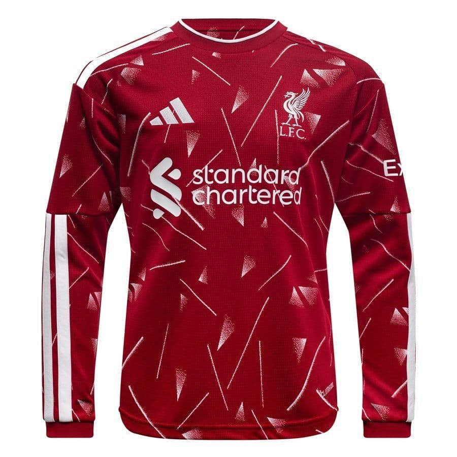 adidas Liverpool Thuisshirt Lange Mouwen 2026-2027 Kids