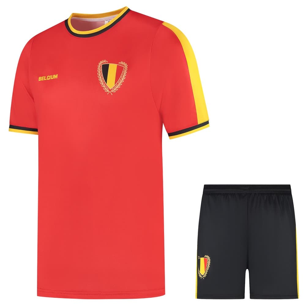 Kingdo Belgie Voetbaltenue Thuis - Eigen Naam