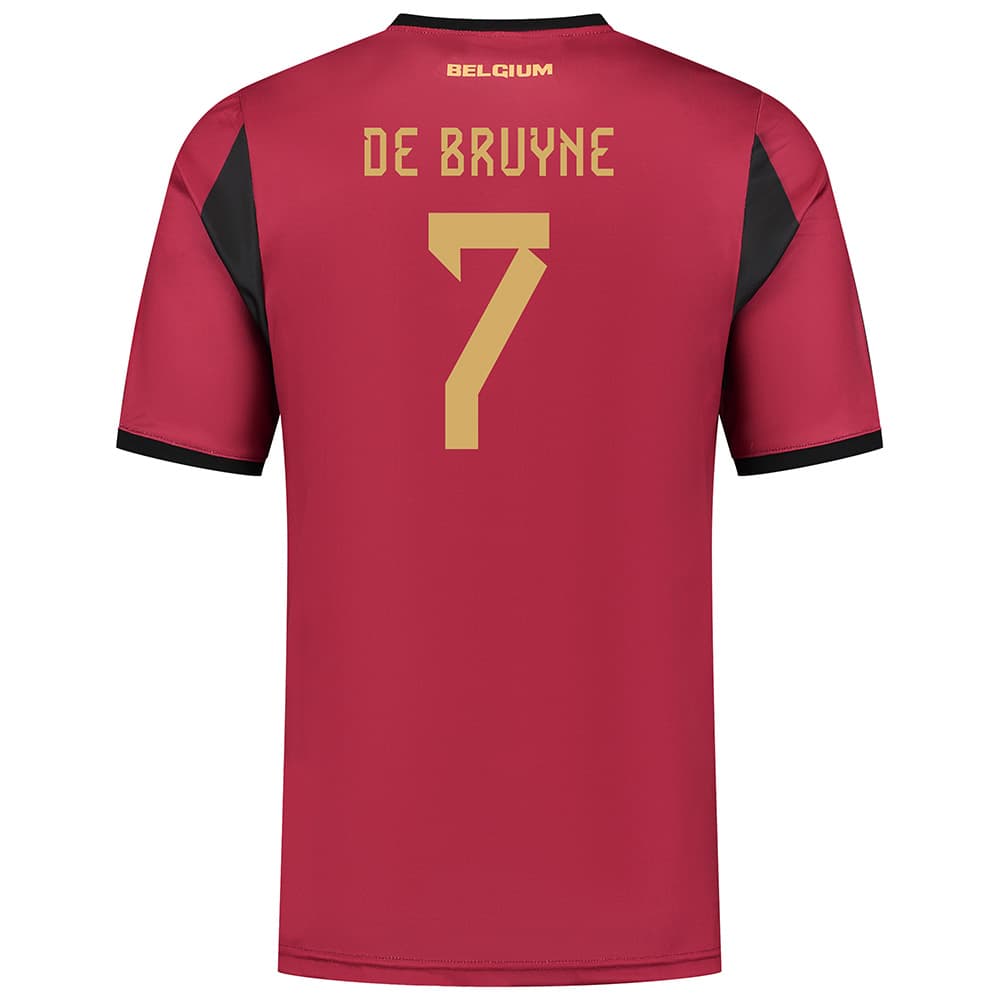 Kingdo De Bruyne Belgie Voetbalshirt Thuis - 2024-2026