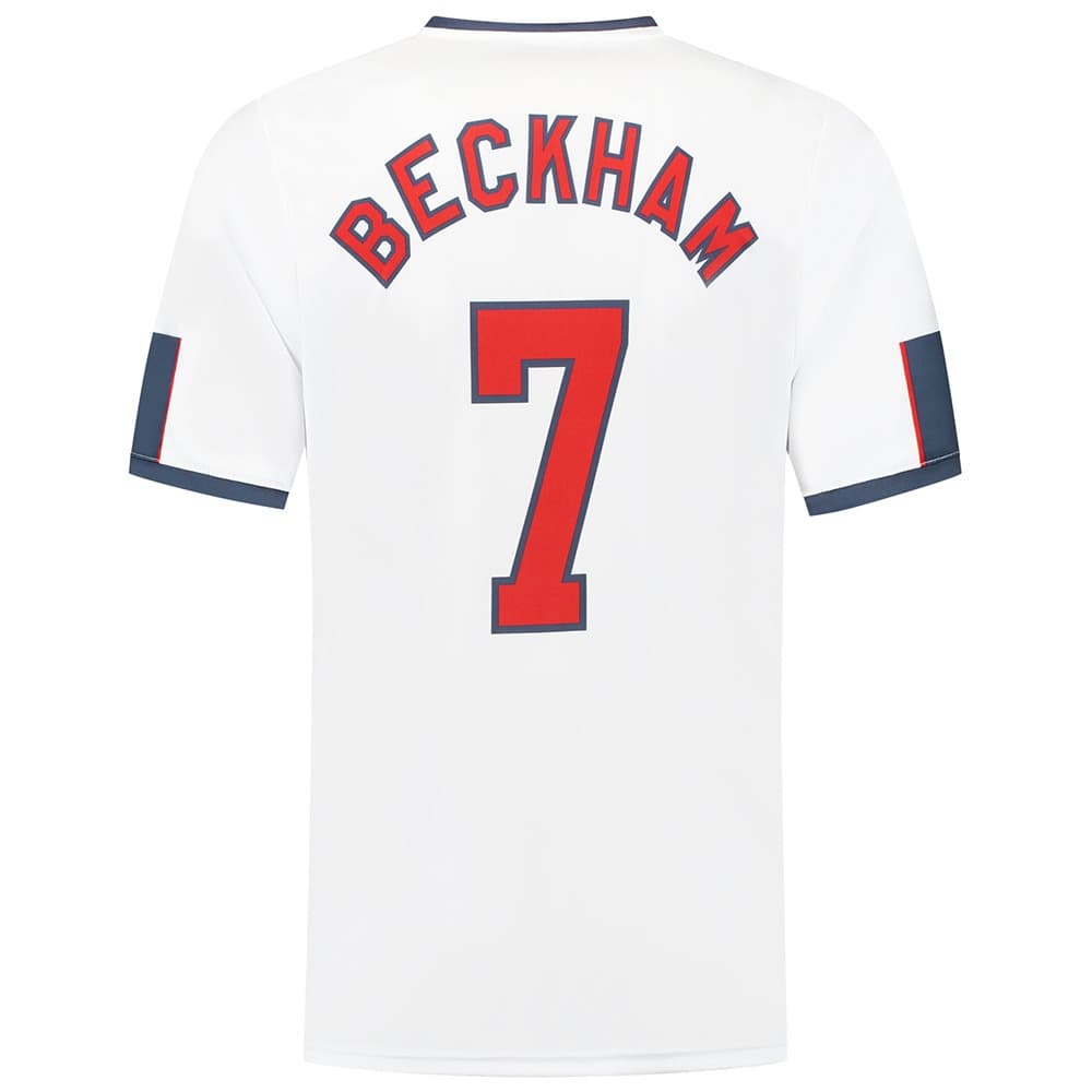 Kingdo Engeland Voetbalshirt Beckham Thuis - 1998