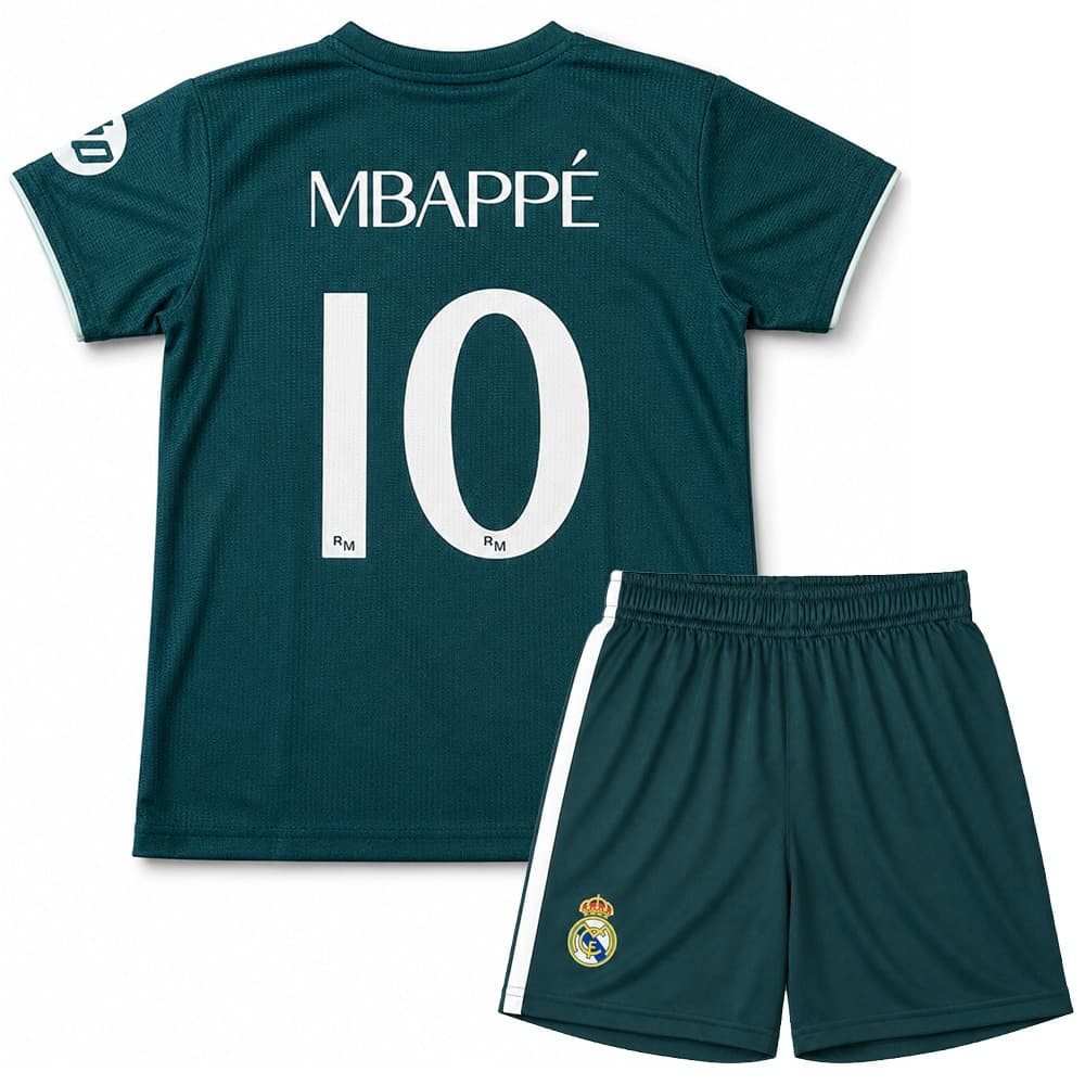 Real Madrid Mbappe Voetbaltenue Uit - 2026-2027 - Kind