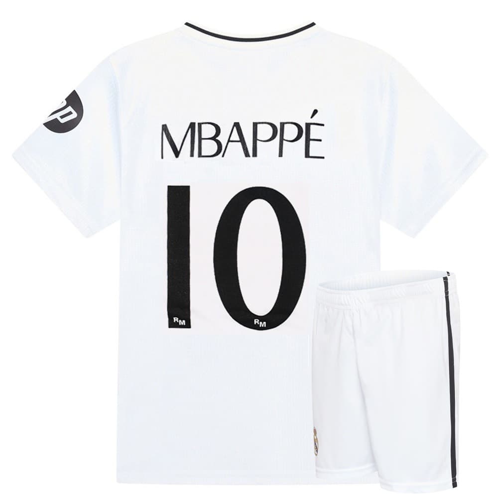 Real Madrid Mbappe Voetbaltenue Thuis - 2024-2025 - Kind