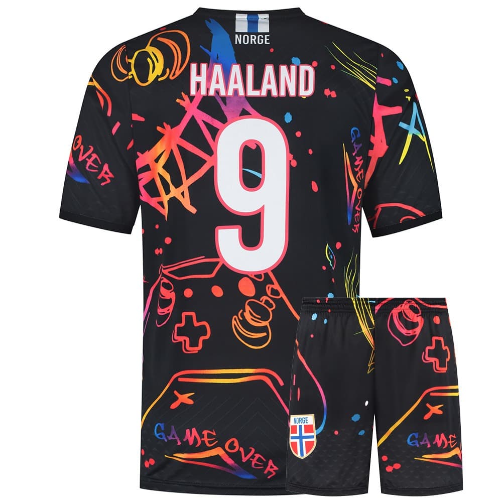 Kingdo Haaland Noorwegen Voetbaltenue - Gaming