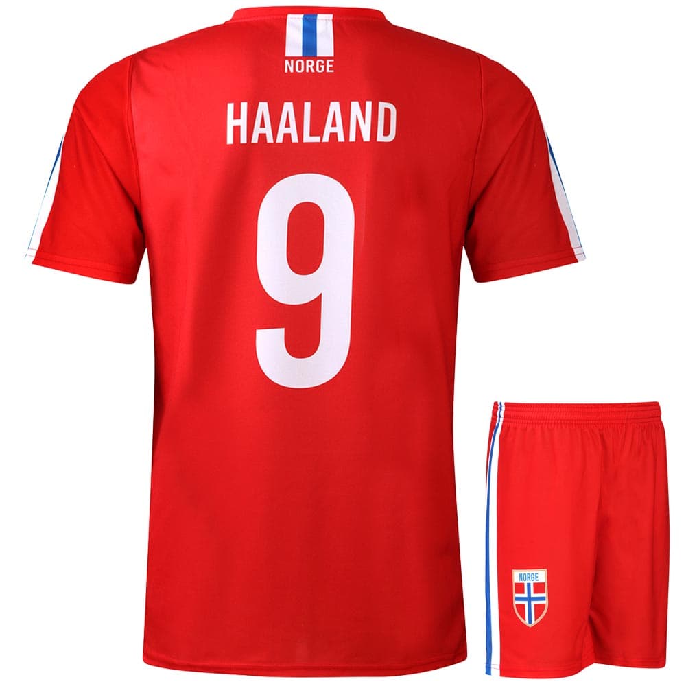 Kingdo Haaland Noorwegen Voetbaltenue