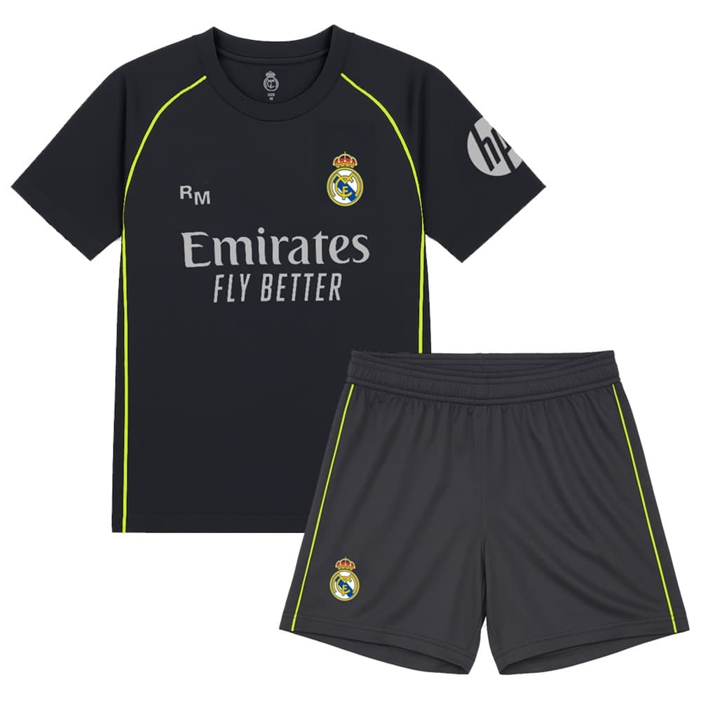 Real Madrid Voetbaltenue Uit - Eigen Naam - 2025-2026 - Kind