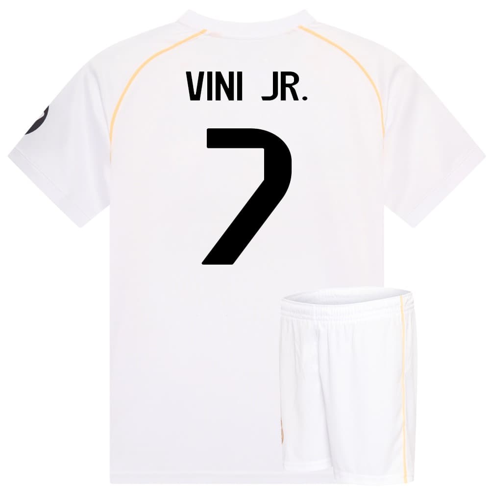 Real Madrid Voetbaltenue Vini JR. Thuis - 2025-2026 - Kind