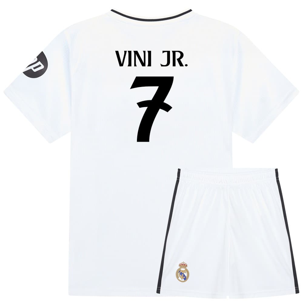 Real Madrid Voetbaltenue Vini JR. Thuis - Kind