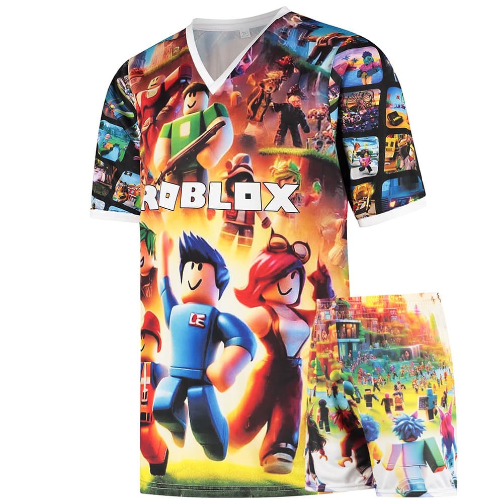 Kingdo Roblox Shirt en Broekje - Voetbaltenue - Kinderen