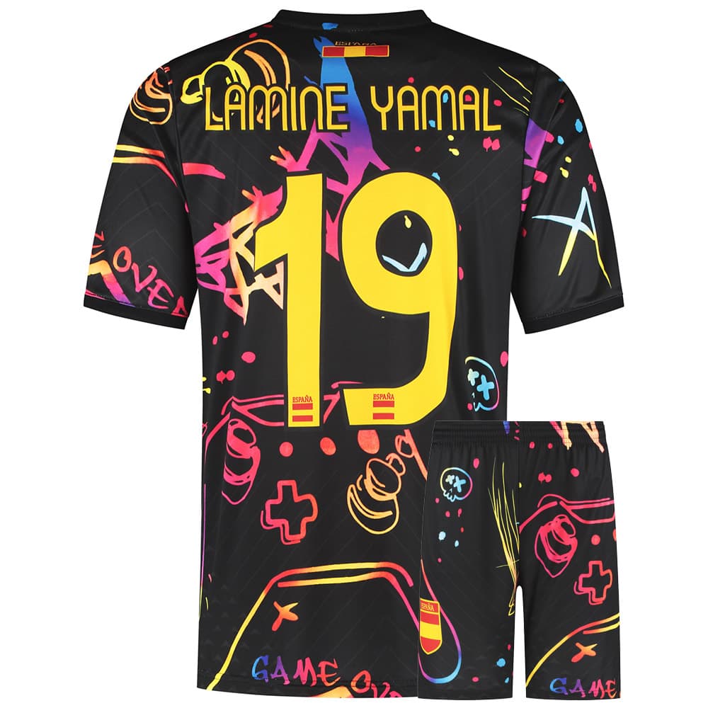 Kingdo Lamine Yamal Spanje Voetbaltenue - Gaming Tenue