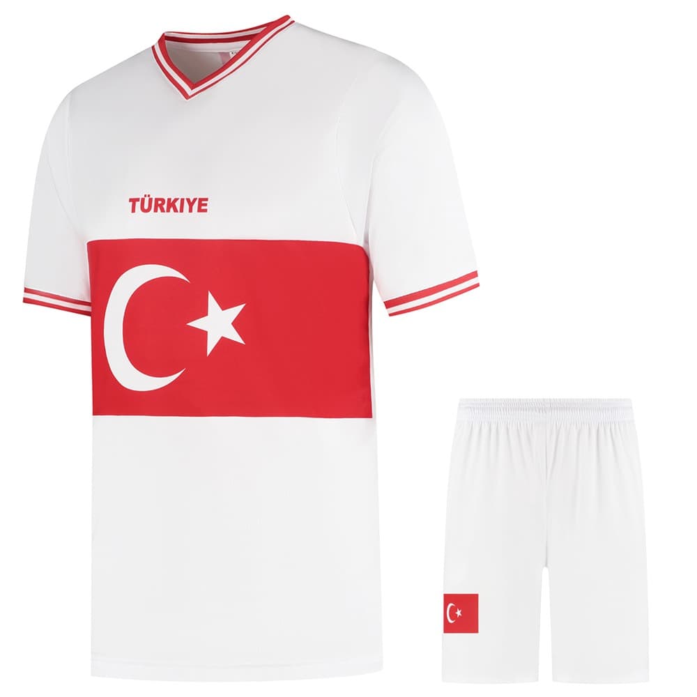 Kingdo Turkije Voetbaltenue Thuis - Eigen Naam