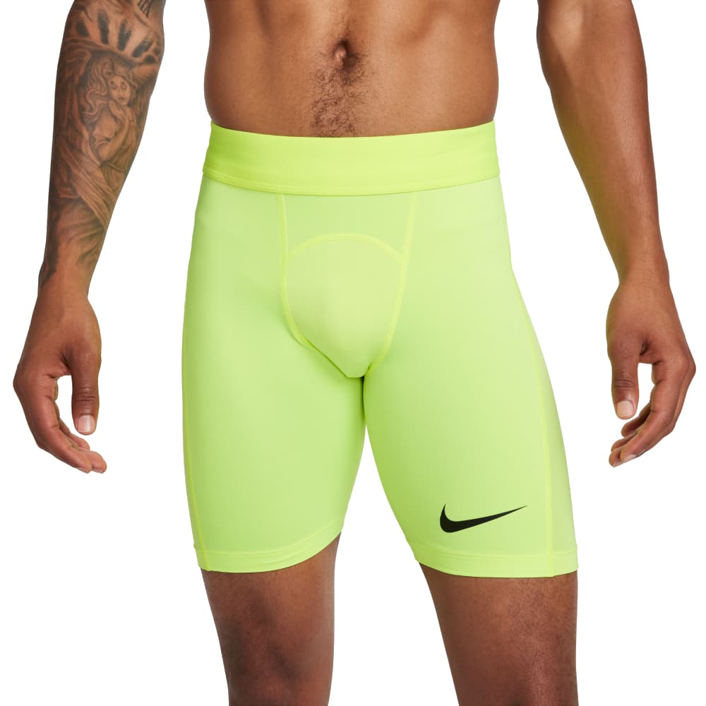Nike Pro Dri-FIT Strike Slidingbroekje in Neongeel