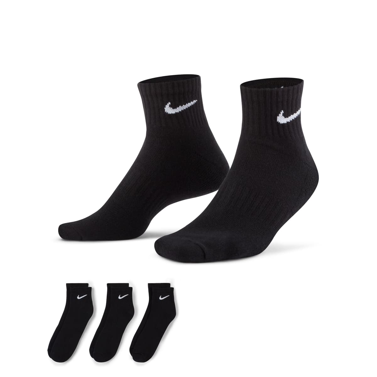 Nike Everyday Cushioned Enkelsokken 3-Pack