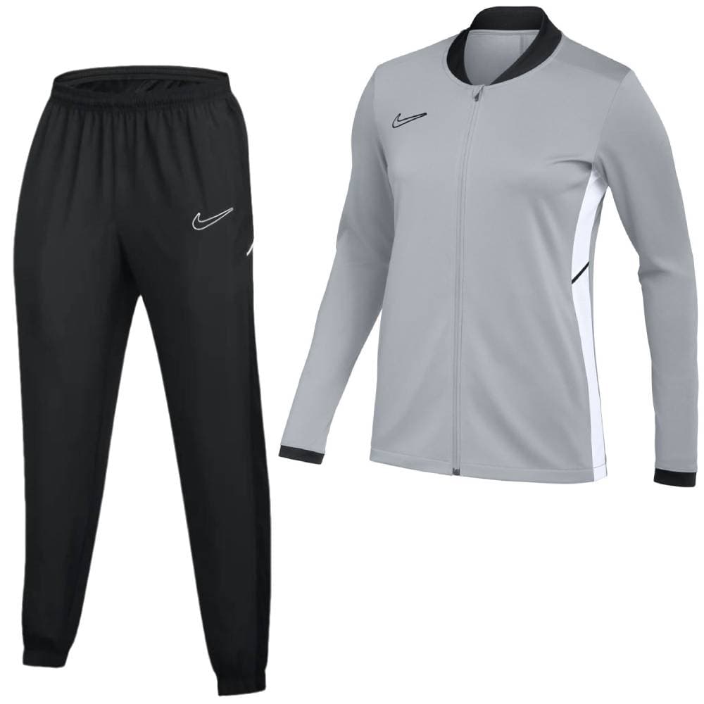 Nike Academy 25 Trainingspak Full-Zip Kids in Grijs Zwart Wit
