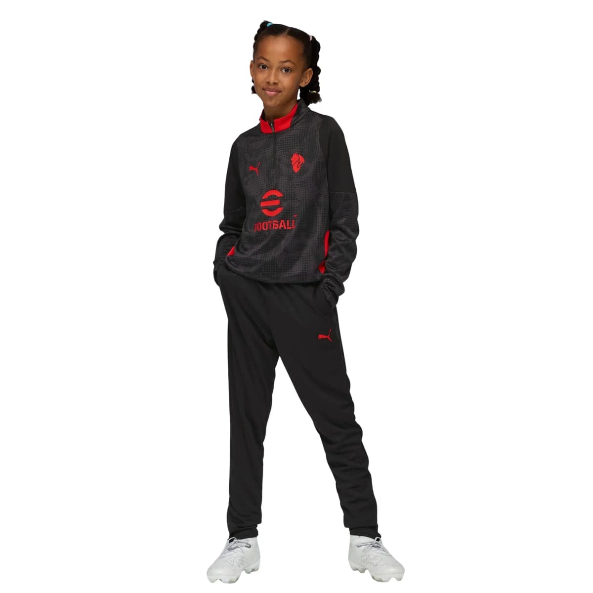 Puma AC Milan Trainingspak 1/4-Zip 2025-2026 Kids