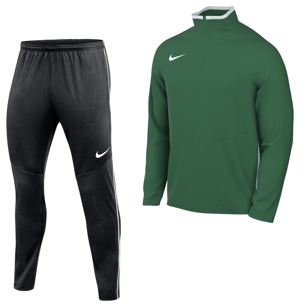 Nike Dri-FIT Park 26 Trainingspak Full-Zip in Donkergroen Zwart