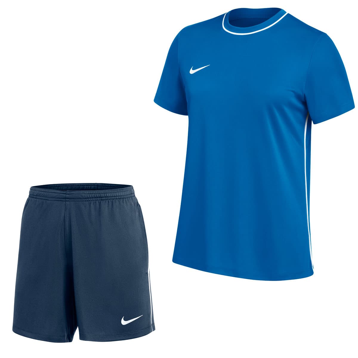 Nike Dri-FIT Park 26 Trainingsset Dames in Blauw Donkerblauw