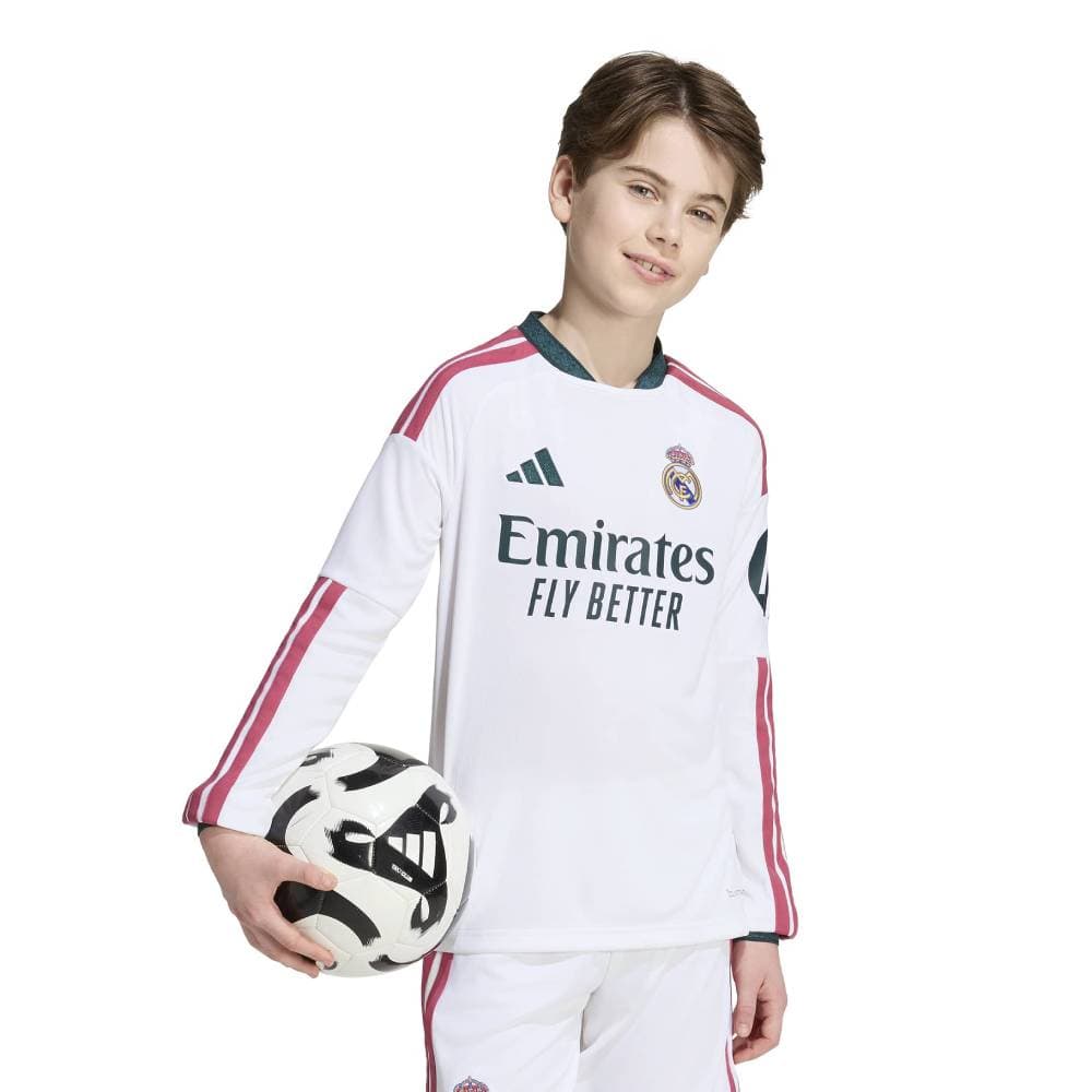 adidas Real Madrid Thuisshirt Lange Mouwen 2026-2027 Kids