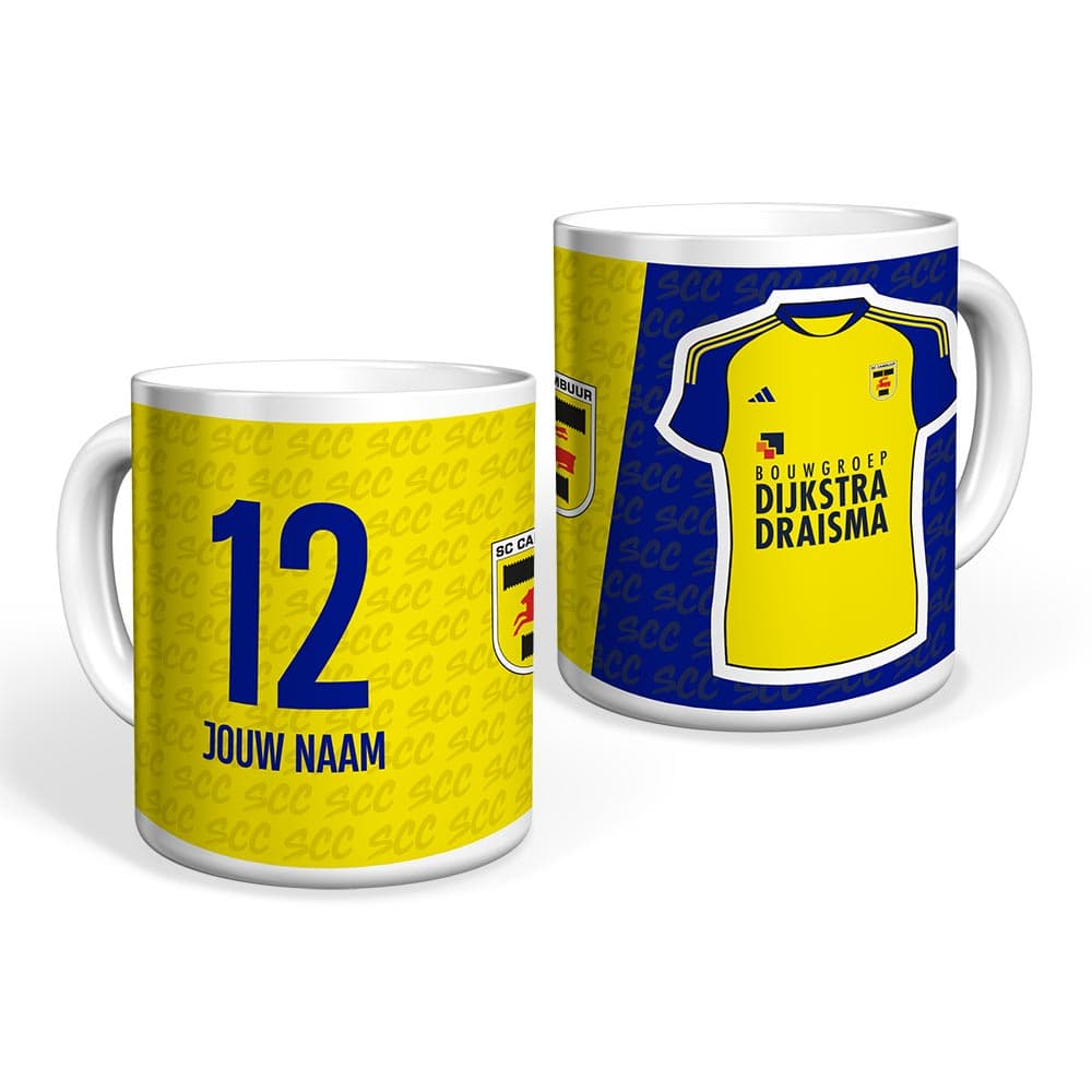 Voetbalshop SC Cambuur Mok Thuisshirt 2026-2027 Gepersonaliseerd