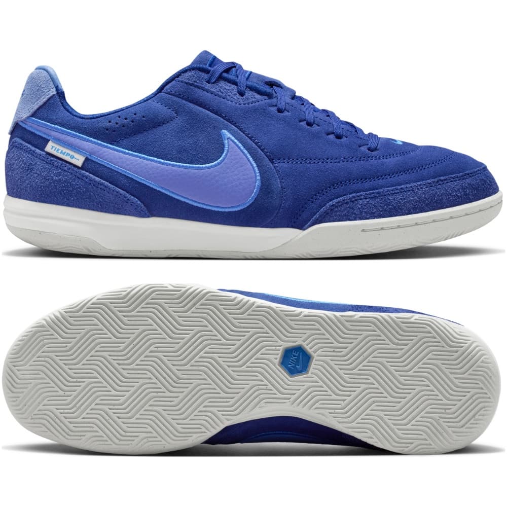 Nike Tiempo Streetgato Premium Straatvoetbalschoenen Blauw Paarsblauw