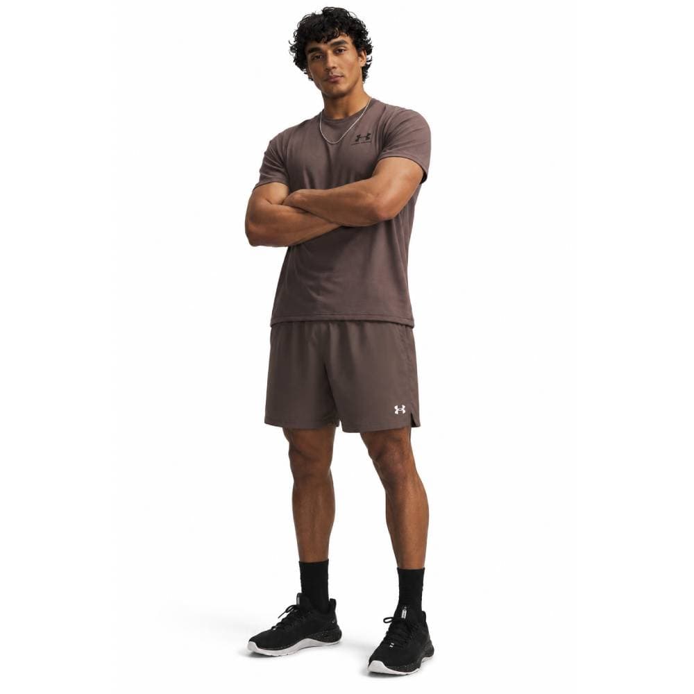 Under Armour Vanish Woven Seamless Trainingsset in Donkerbruin Zwart Wit