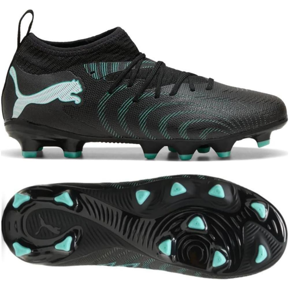 Puma Future 9 Match Gras / Kunstgras Voetbalschoenen (MG) Kids Zwart Intense