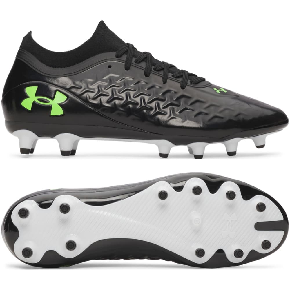 Under Armour Magnetico Pro 6 Gras Voetbalschoenen (FG) Zwart Metallic